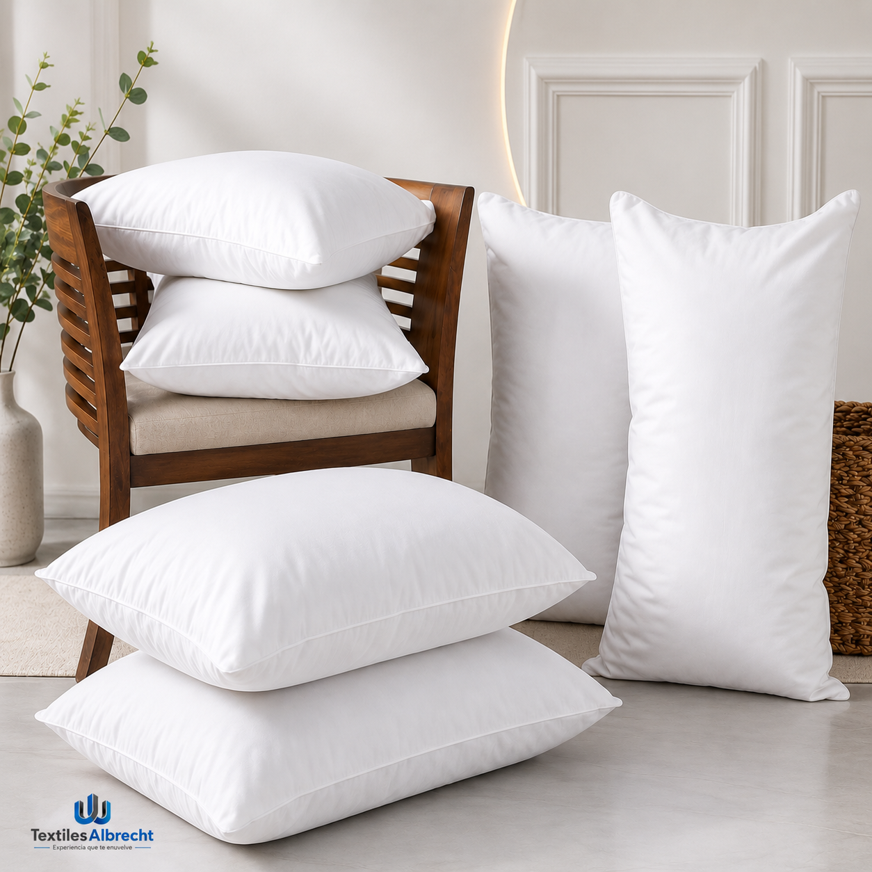 Almohadas para uso hotelero
